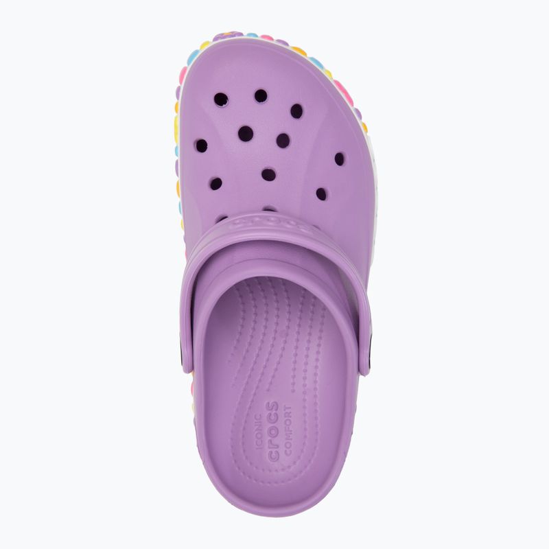 Detské šľapky Crocs Bayaband Charm Band Clogs orchid 6