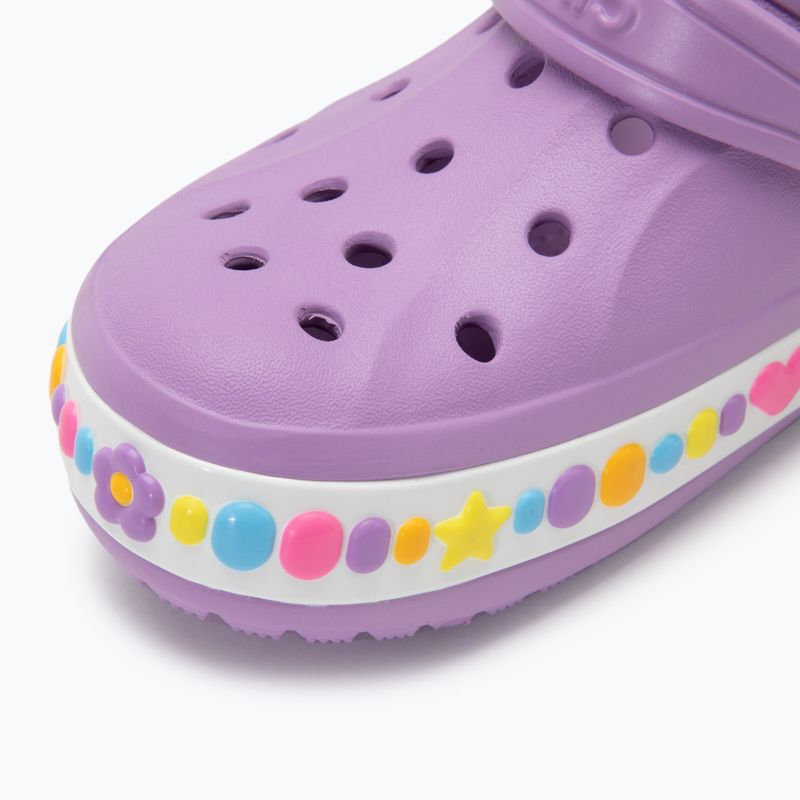 Detské šľapky Crocs Bayaband Charm Band Clogs orchid 8