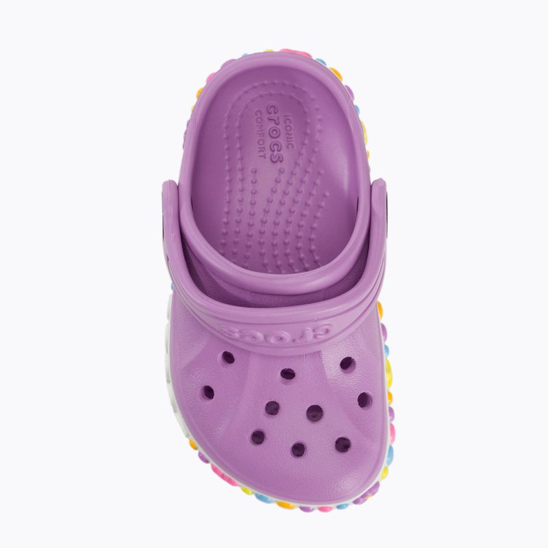 Detské šľapky Crocs Bayaband Charm Band Clog Toddler orchid 6