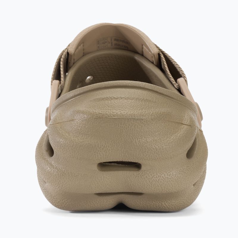 Detské šľapky Crocs Echo Clog Kids khaki 7
