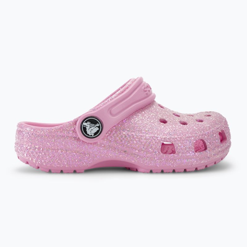 Šľapky detské ,sandále, Crocs Classic Glitter Clog T flamingo 3