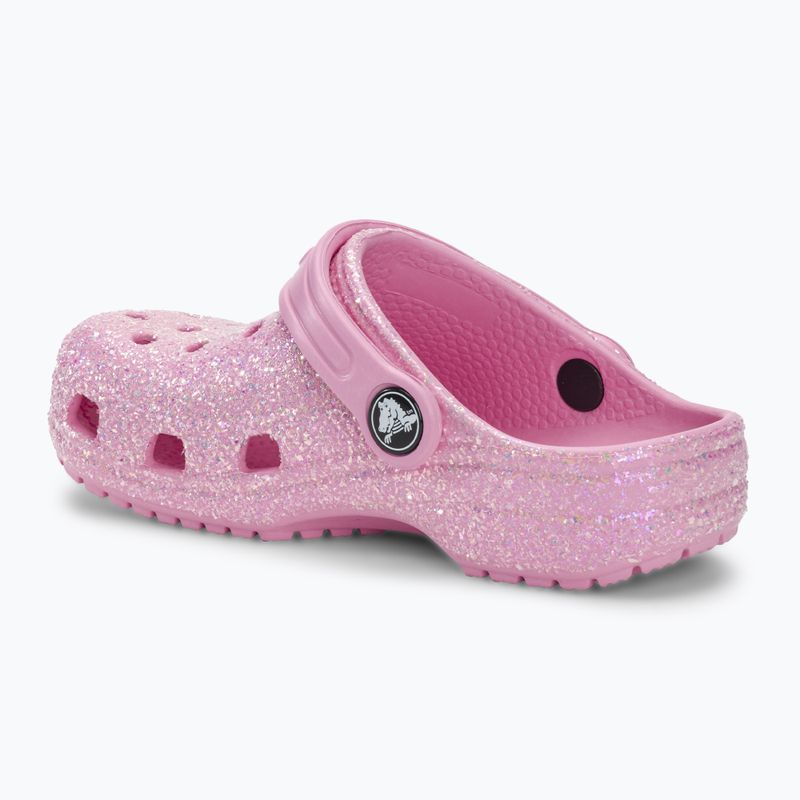 Šľapky detské ,sandále, Crocs Classic Glitter Clog T flamingo 4