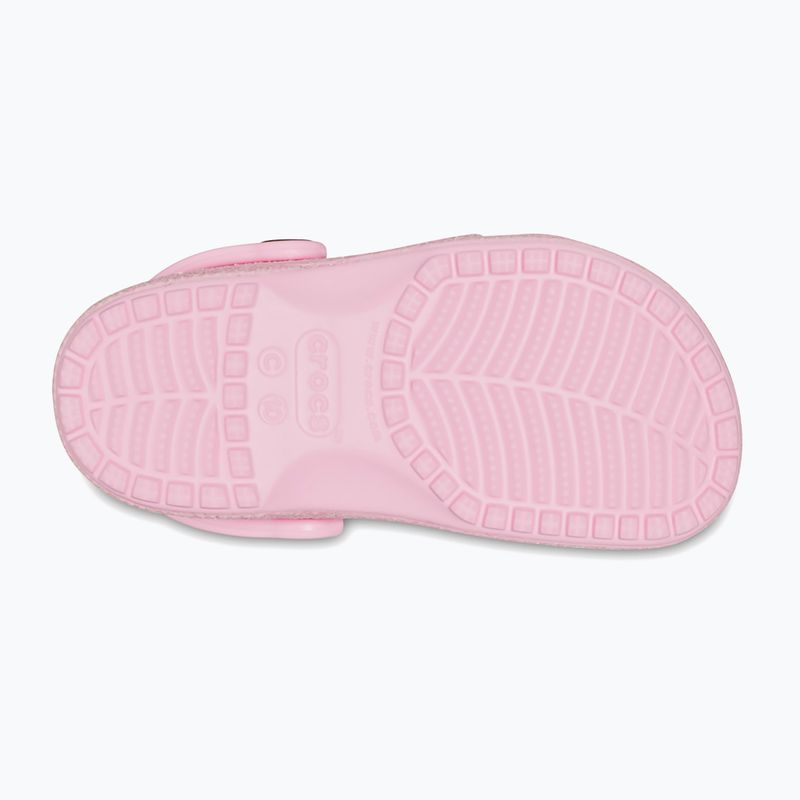 Šľapky detské ,sandále, Crocs Classic Glitter Clog T flamingo 13