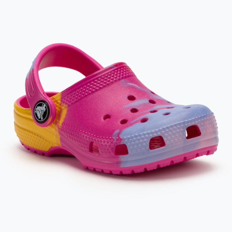 Detské šľapky Crocs Classic Ombre Clog Toddler juice/multi 2