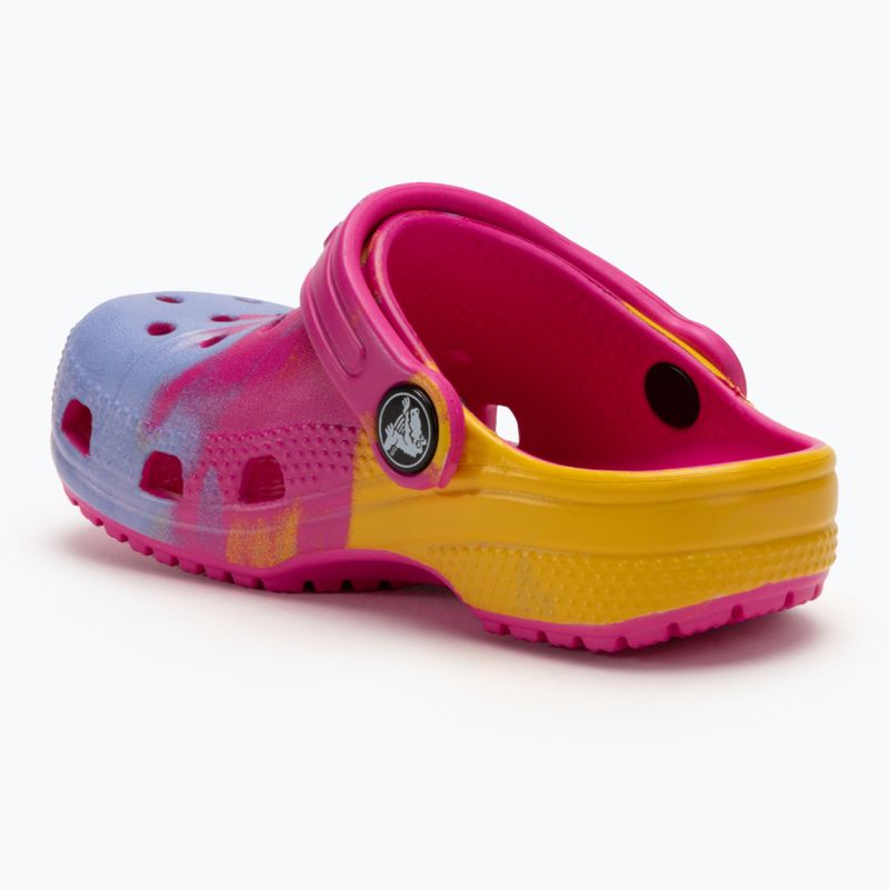 Detské šľapky Crocs Classic Ombre Clog Toddler juice/multi 4