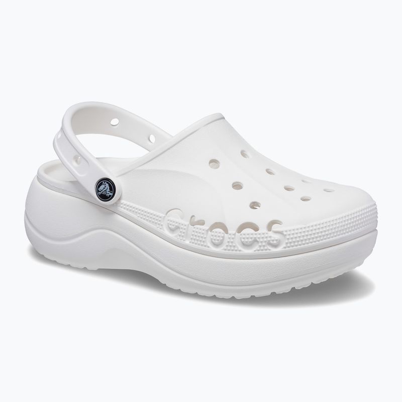 Šľapky Crocs Baya Platform Clog white 9