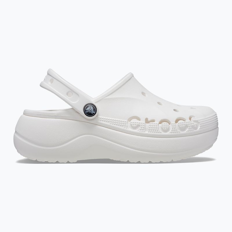 Šľapky Crocs Baya Platform Clog white 10