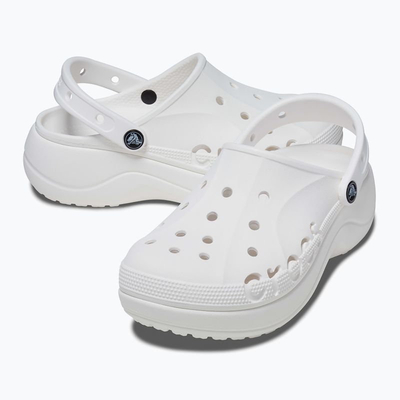Šľapky Crocs Baya Platform Clog white 14