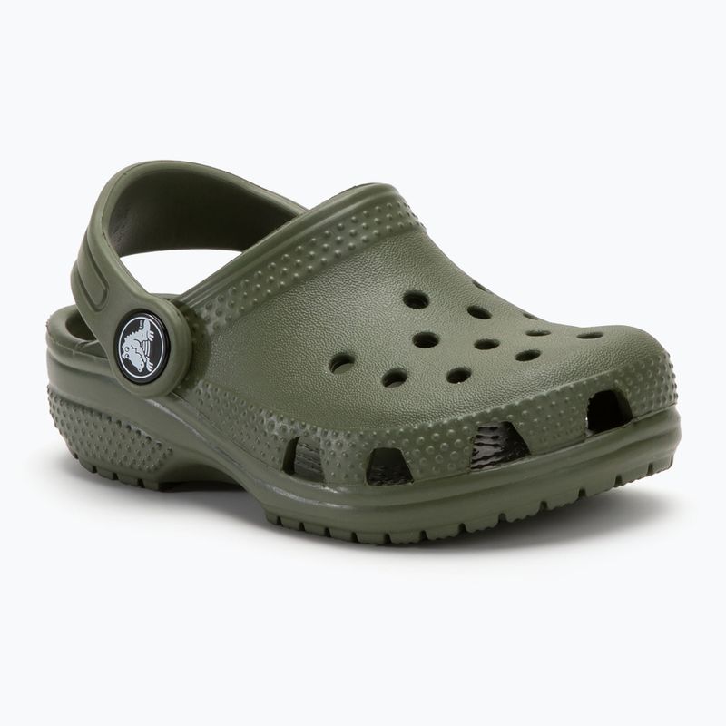 Detské šľapky Crocs Classic Clog Toddler army green 2