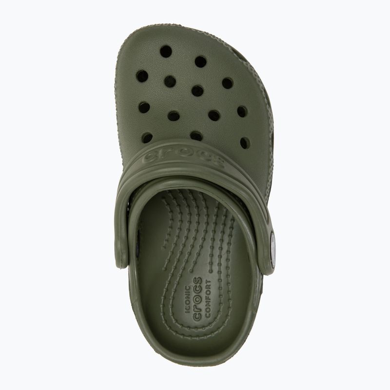 Detské šľapky Crocs Classic Clog Toddler army green 6