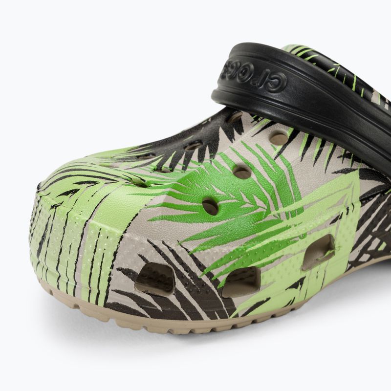 Crocs Baya Seasonal Printed Clog junior žabky cobblestone/tropical 8