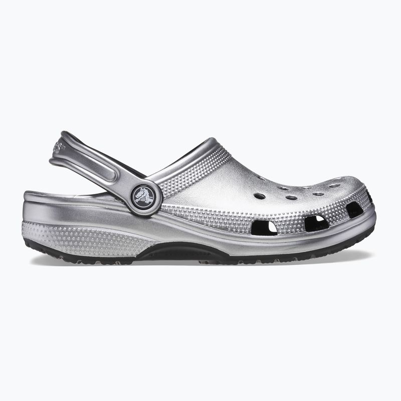Žabky Crocs Classic strieborné/metalické 10