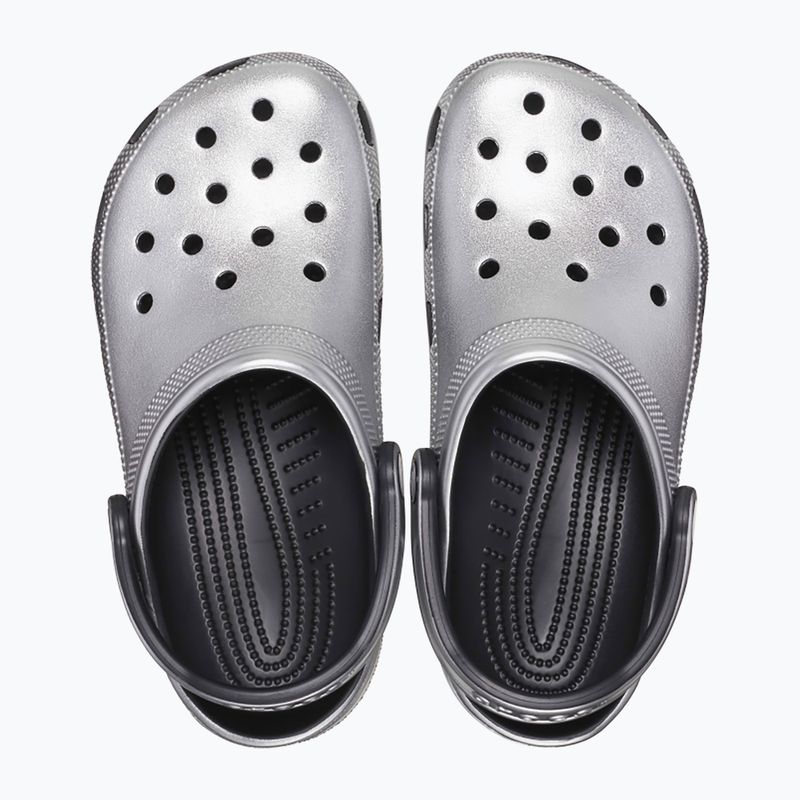 Žabky Crocs Classic strieborné/metalické 13