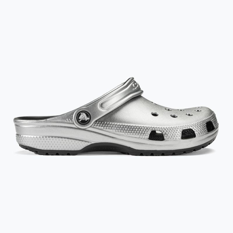 Žabky Crocs Classic strieborné/metalické 3