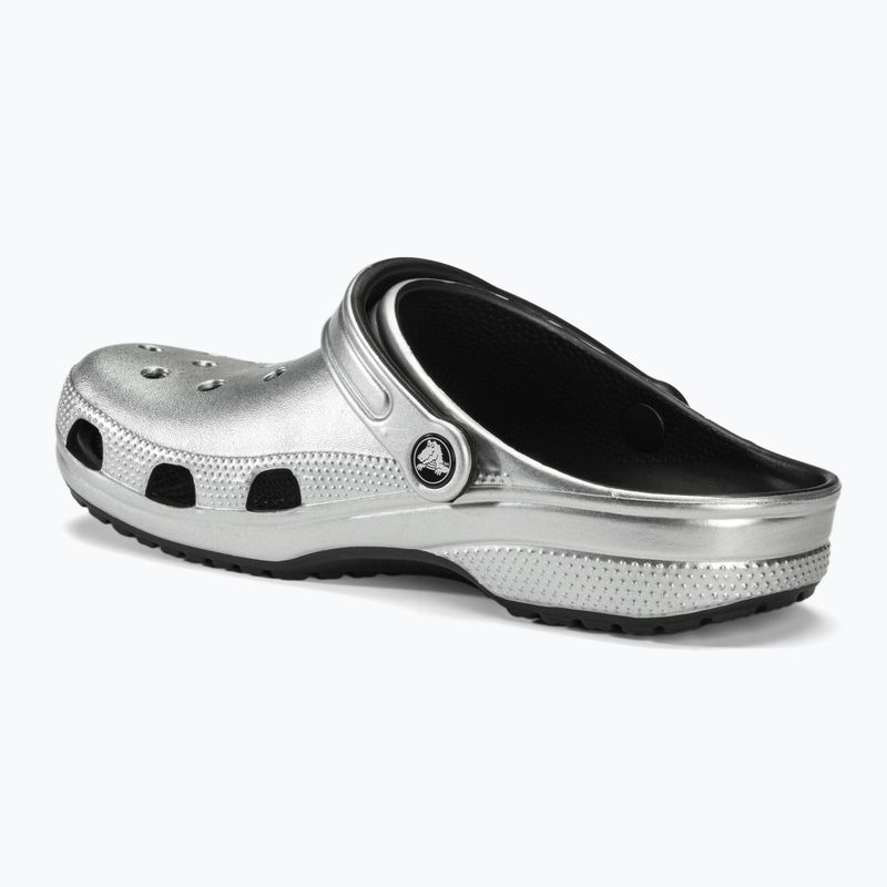Žabky Crocs Classic strieborné/metalické 4