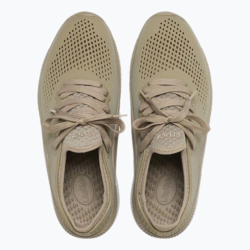 Topánky Crocs LiteRide 360 Pacer khaki 10