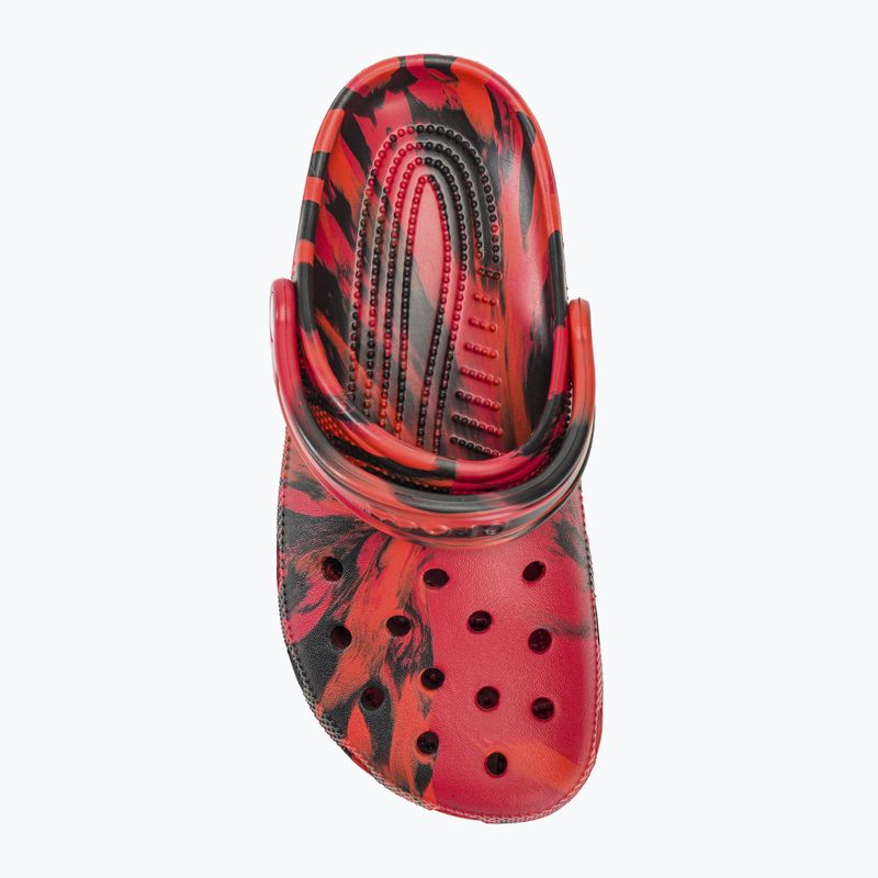 Šľapky Crocs Classic Marbled Clog pepper/black 6