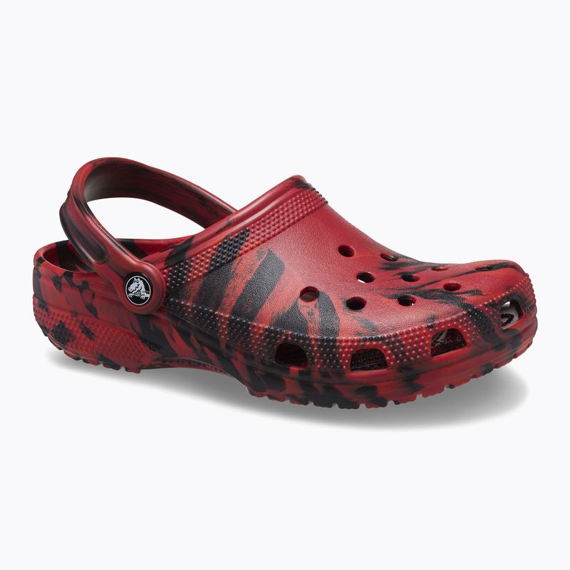 Šľapky Crocs Classic Marbled Clog pepper/black 9