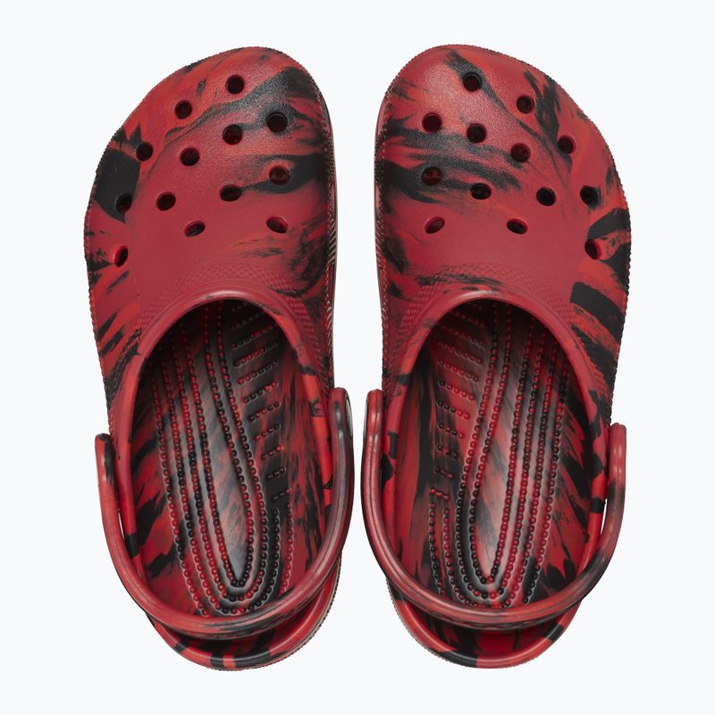 Šľapky Crocs Classic Marbled Clog pepper/black 12