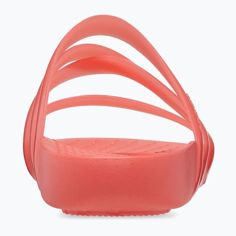 Dámske šľapky Crocs Splash Glossy Strappy neon watermelon 10