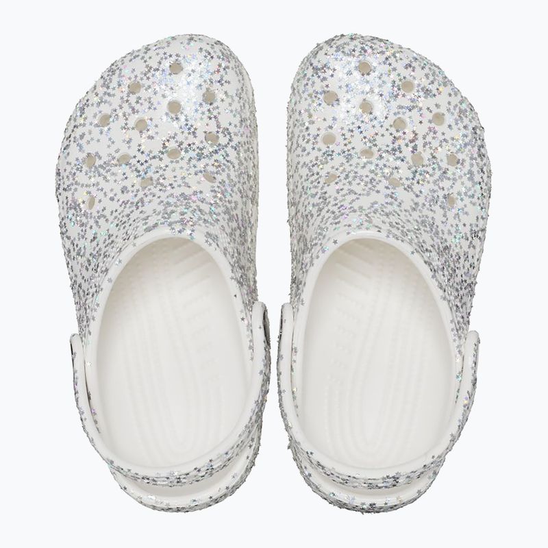 Šľapky detské ,sandále, Crocs Classic Starry Glitter white 12