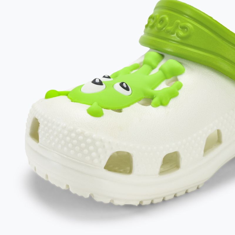 Šľapky detské ,sandále, Crocs Classic Glow Alien multicolor 8