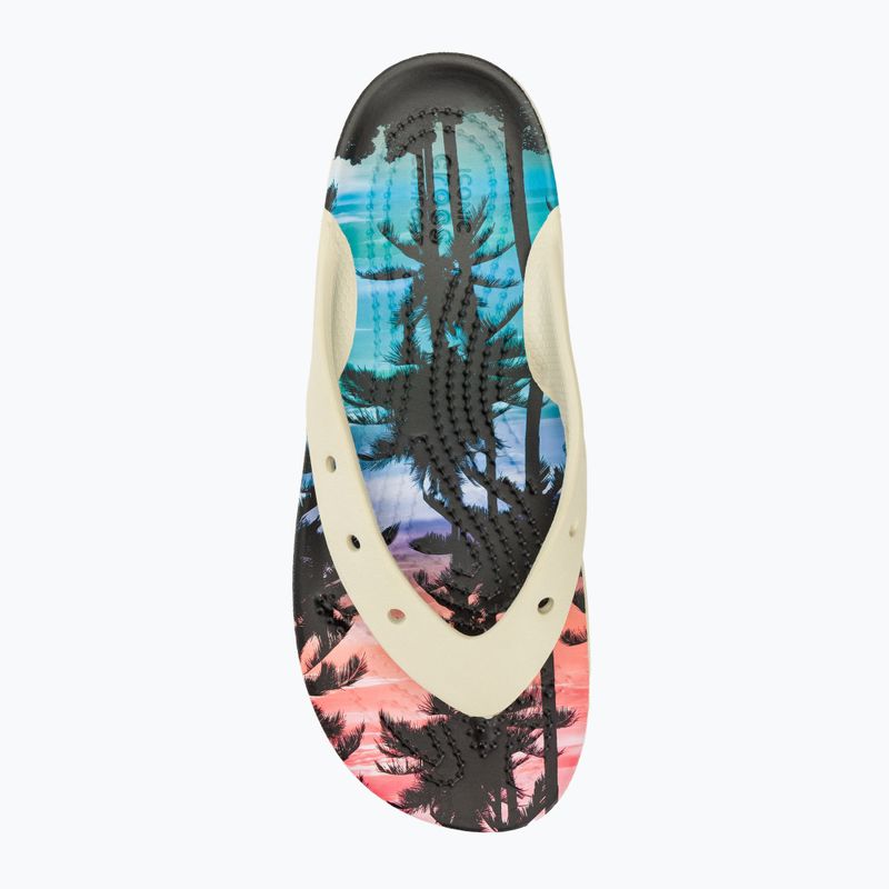 Dámske žabky Crocs Classic Platform Retro Resort bone/multi 5
