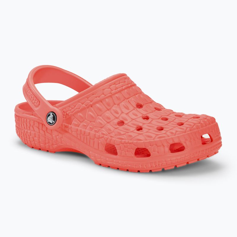 Šľapky Crocs Classic Crocskin guava 2