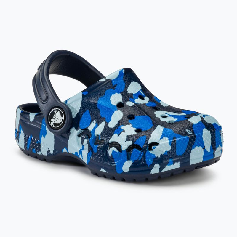 Detské dreváky Crocs Baya Graphic Clog navy 2