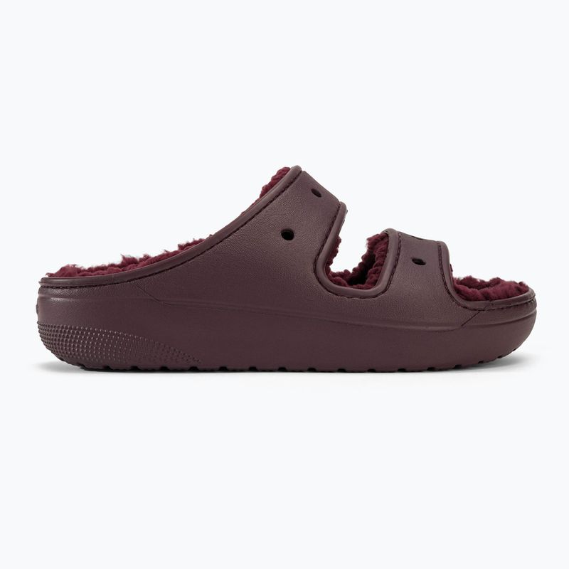 Šľapky ,sandále, Crocs Classic Cozzzy dark cherry 2