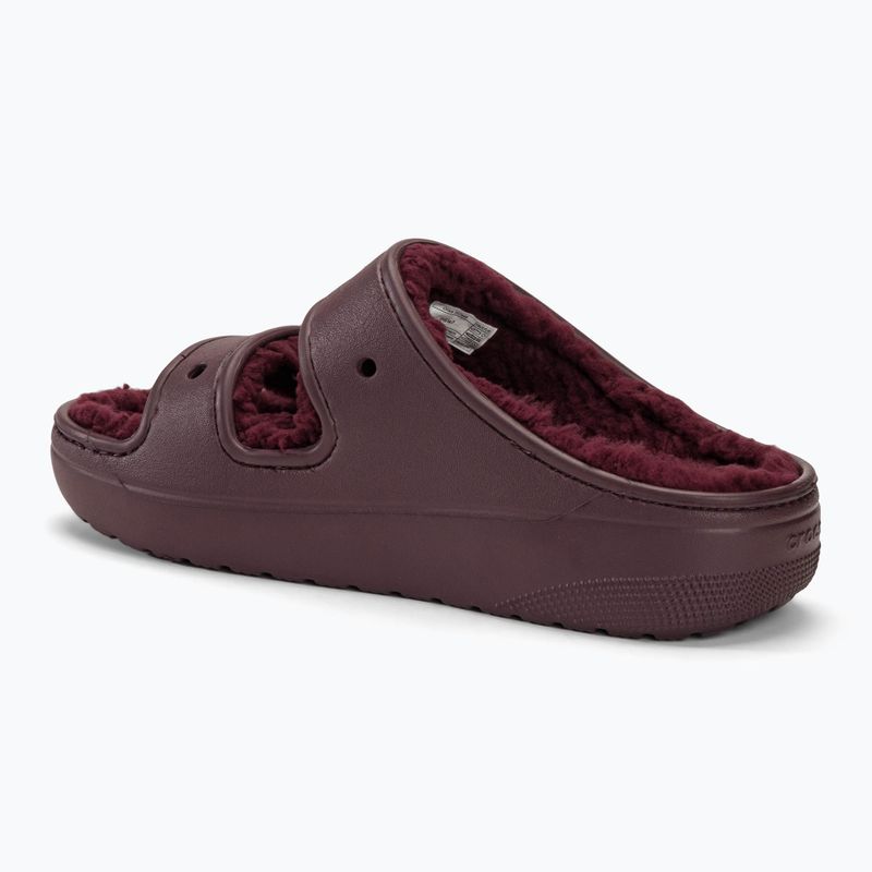 Šľapky ,sandále, Crocs Classic Cozzzy dark cherry 3