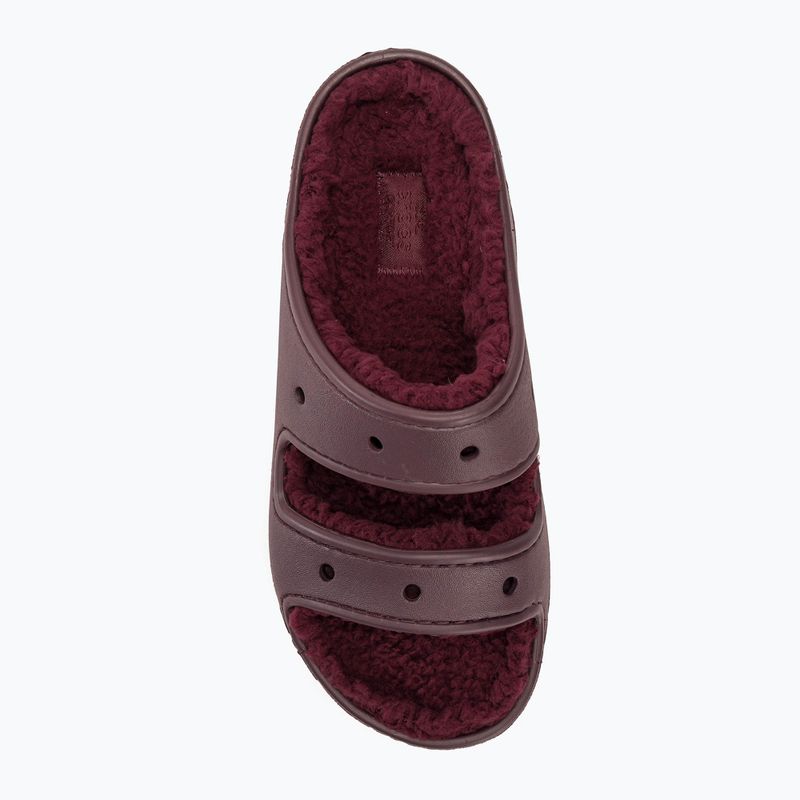 Šľapky ,sandále, Crocs Classic Cozzzy dark cherry 5