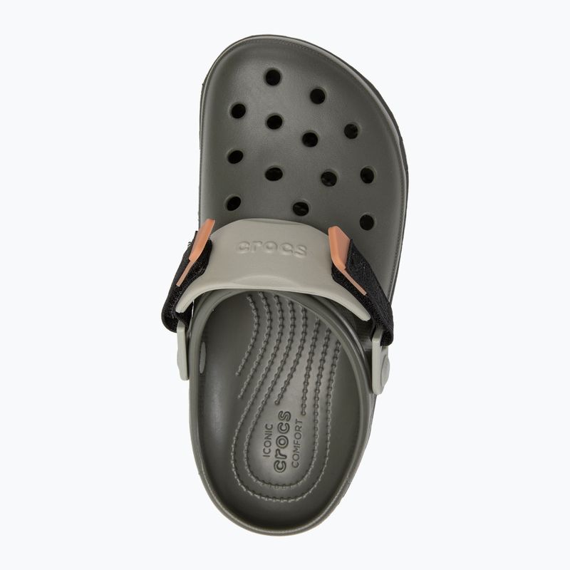 Šľapky Crocs All Terrain dusty olive/multicolor 6