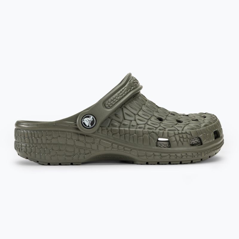 Šľapky Crocs Classic Crocskin dusty olive 3