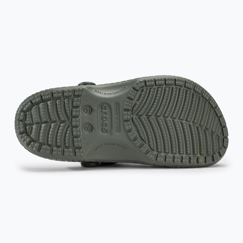 Šľapky Crocs Classic Crocskin dusty olive 5