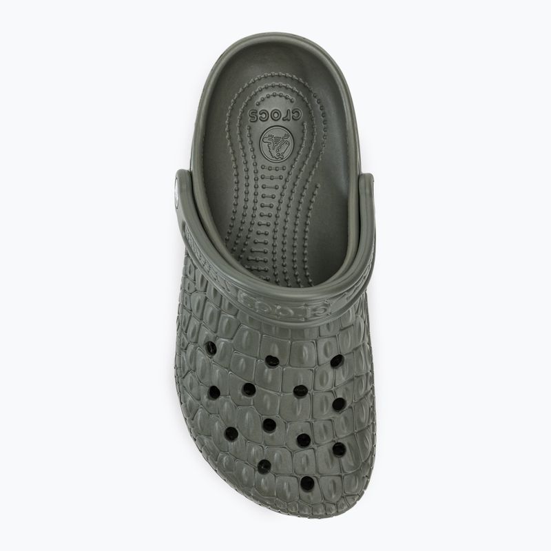 Šľapky Crocs Classic Crocskin dusty olive 6