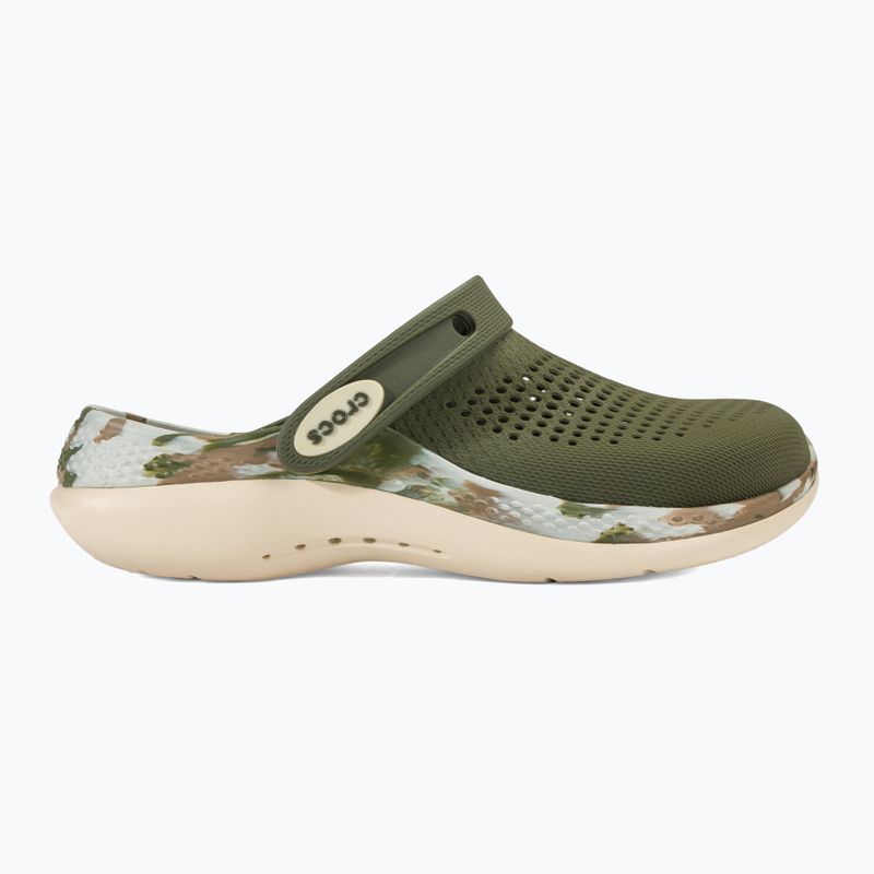 Crocs LiteRide 360 Marbled Clog army green/multi žabky 3