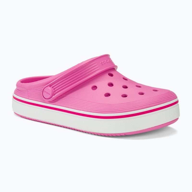 Detské šľapky Crocs Crocband Clean Off Court Clog taffy pink 