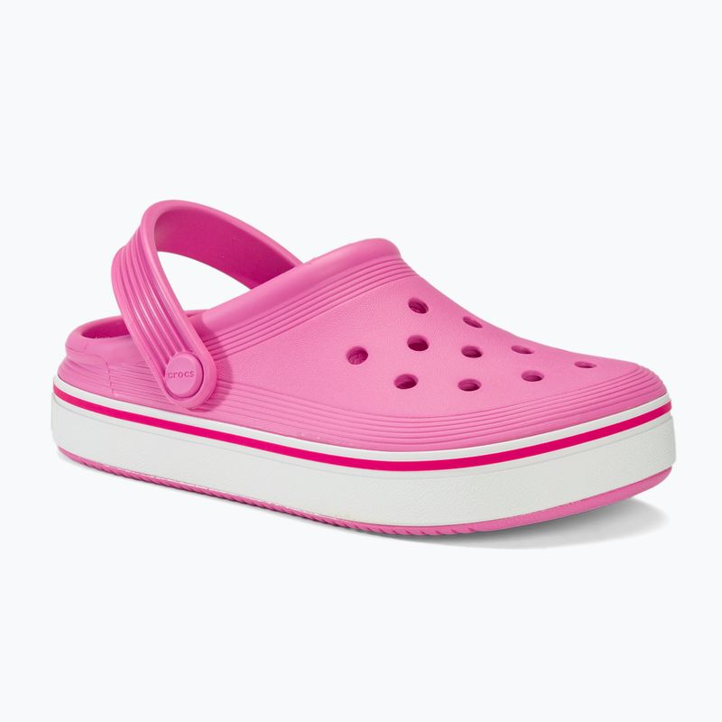 Detské šľapky Crocs Crocband Clean Off Court Clog taffy pink  2