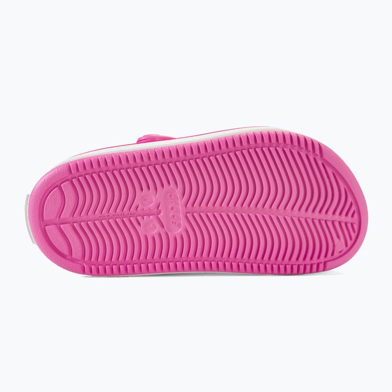 Detské šľapky Crocs Crocband Clean Off Court Clog taffy pink  5