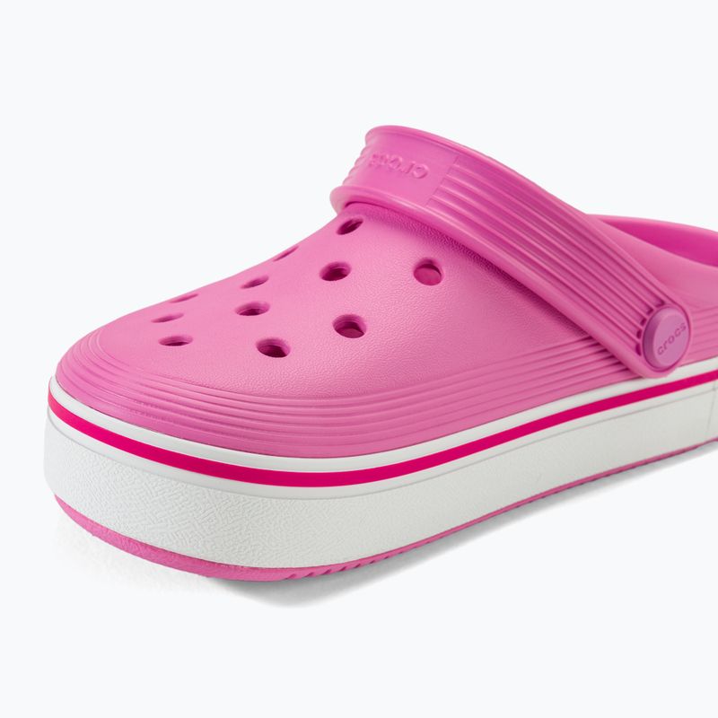 Detské šľapky Crocs Crocband Clean Off Court Clog taffy pink  8