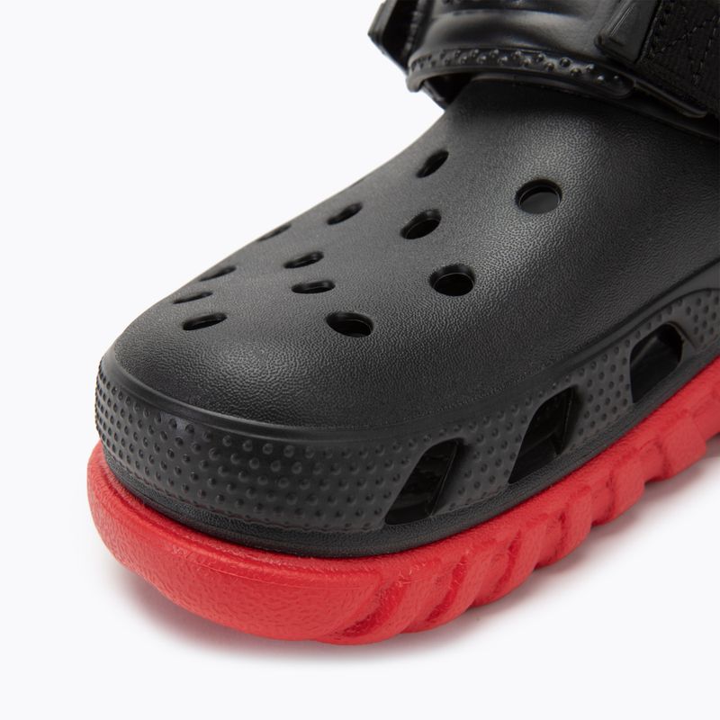 Šľapky Crocs Duet Max II Clog black/varsity red 7