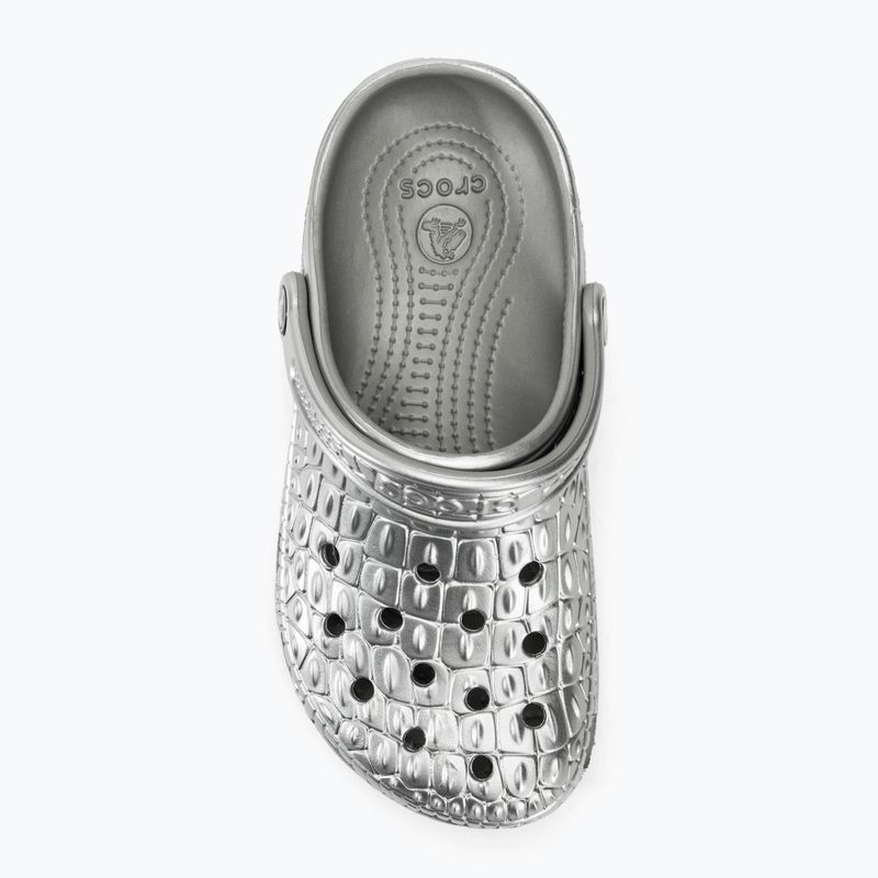 Šľapky ,sandále, Crocs Classic Metallic ,sandále, Crocskin silver 6