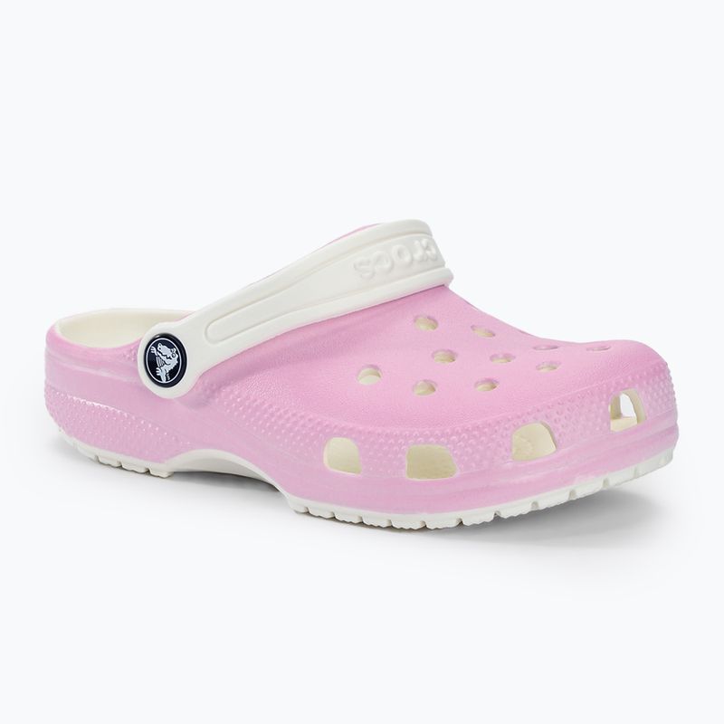 Šľapky detské ,sandále, Crocs Classic Glow in the Dark flamingo