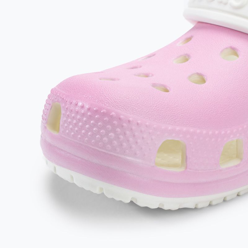 Šľapky detské ,sandále, Crocs Classic Glow in the Dark flamingo 8