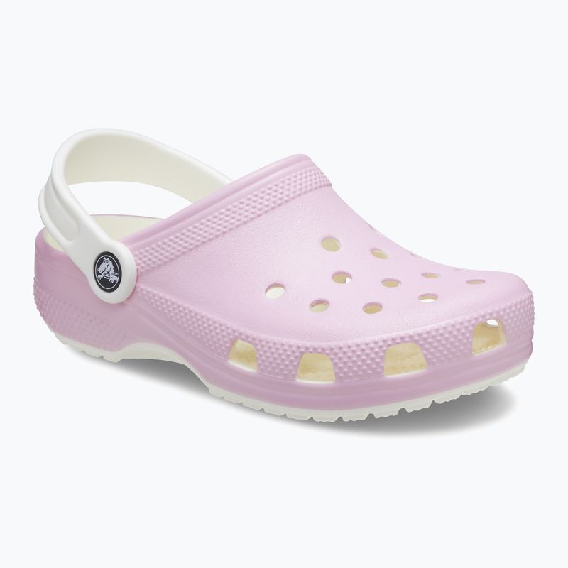 Šľapky detské ,sandále, Crocs Classic Glow in the Dark flamingo 9