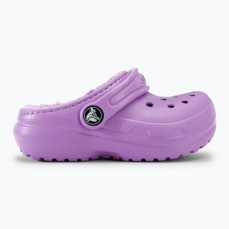 Detské Šľapky Crocs Classic Lined orchid 3