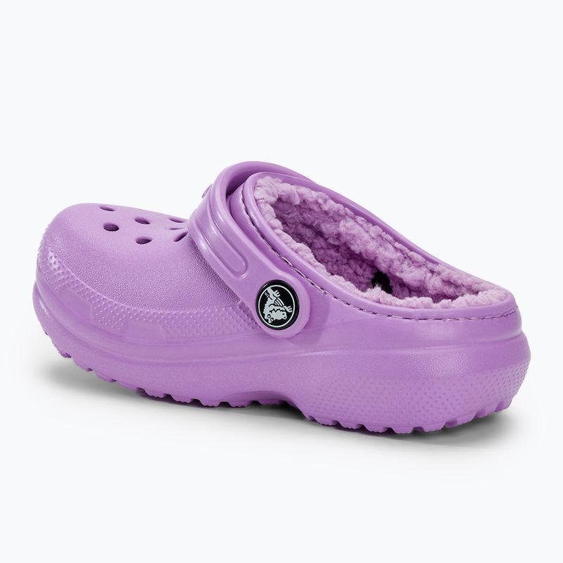 Detské Šľapky Crocs Classic Lined orchid 4