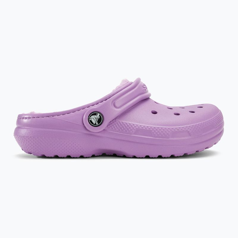 Šľapky detské ,sandále, Crocs Classic Lined orchid 3