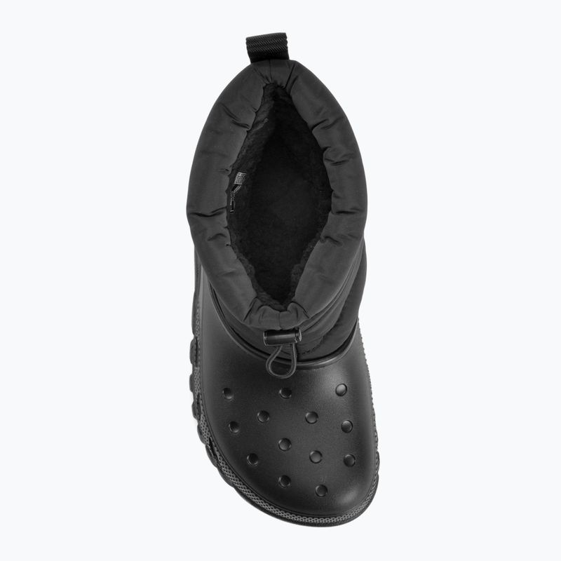 Snehule Crocs Duet Max Boot black 5